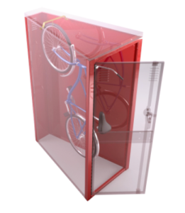 DLPV Vertical Bicycle Locker